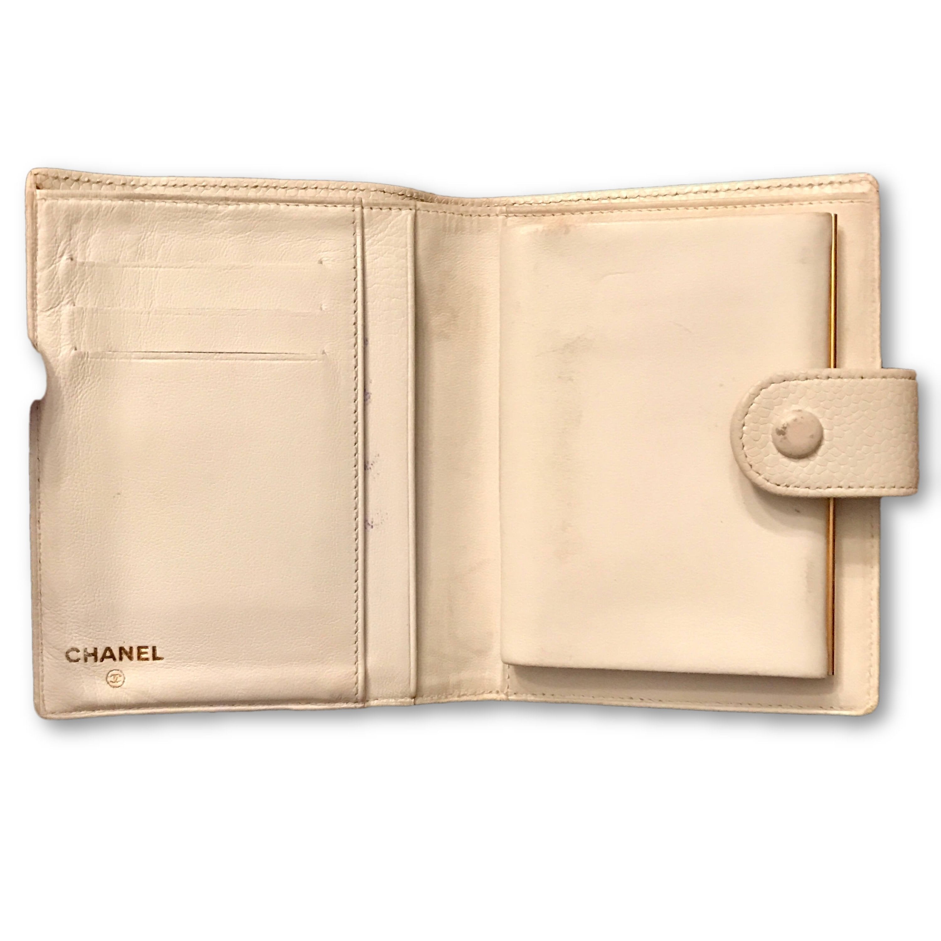 CHANEL Caviar Bi-fold Wallet - A Retro Tale