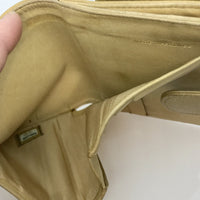 Chanel Caviar CC Logo Wallet-Wallets & Clutches-Chanel-Tan-JustGorgeousStudio.com