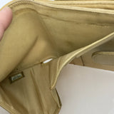 Chanel Caviar CC Logo Wallet-Wallets & Clutches-Chanel-Tan-JustGorgeousStudio.com