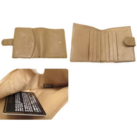 Chanel Caviar CC Logo Wallet-Wallets & Clutches-Chanel-Tan-JustGorgeousStudio.com