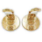 Chanel Clover Earrings-Jewelry, Watches, & Sunglasses-Chanel-Gold Tone-JustGorgeousStudio.com