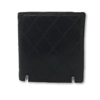 Chanel Diamond Quilted Bifold Wallet-Wallets & Clutches-Chanel-Black-JustGorgeousStudio.com