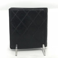 Chanel Diamond Quilted Bifold Wallet-Wallets & Clutches-Chanel-Black-JustGorgeousStudio.com