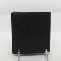 Chanel Diamond Quilted Bifold Wallet-Wallets & Clutches-Chanel-Black-JustGorgeousStudio.com