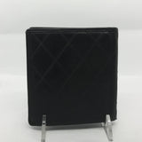 Chanel Diamond Quilted Bifold Wallet-Wallets & Clutches-Chanel-Black-JustGorgeousStudio.com
