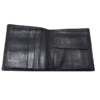 Chanel Diamond Quilted Bifold Wallet-Wallets & Clutches-Chanel-Black-JustGorgeousStudio.com