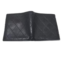 Chanel Diamond Quilted Bifold Wallet-Wallets & Clutches-Chanel-Black-JustGorgeousStudio.com