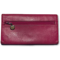 Chanel Double Flap Timeless Caviar Clutch Wallet-Wallets & Clutches-Chanel-Fuschia/pink-JustGorgeousStudio.com