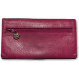 Chanel Double Flap Timeless Caviar Clutch Wallet-Wallets & Clutches-Chanel-Fuschia/pink-JustGorgeousStudio.com