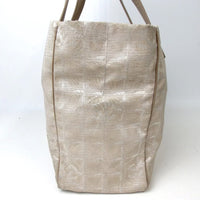 Chanel Large CC Travel Tote: Beige and Creme-Bags-Chanel-beige-JustGorgeousStudio.com
