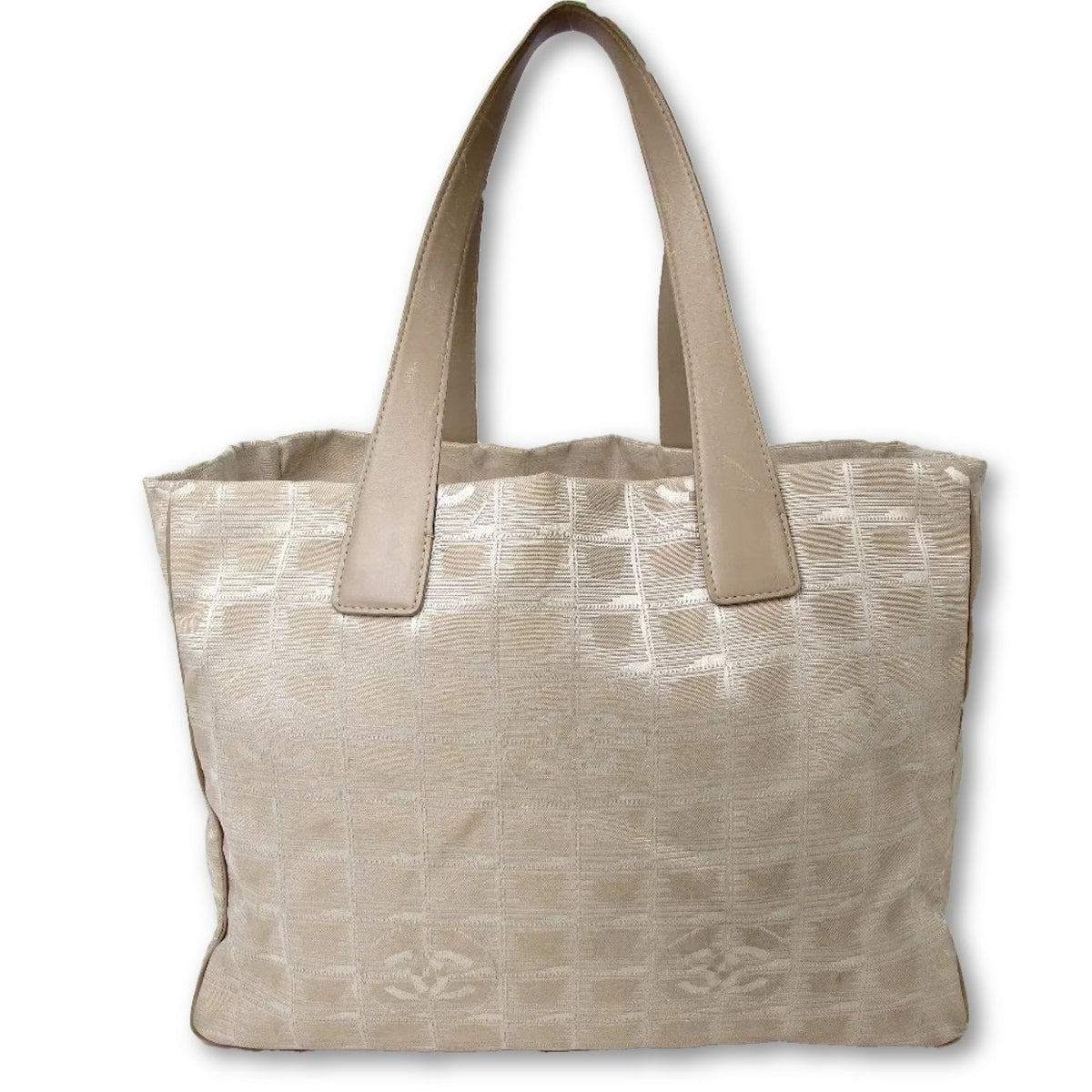 Chanel Large CC Travel Tote: Beige and Creme