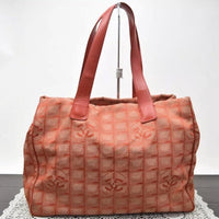 Chanel Large CC Travel Tote: Rare Red and Tan Color-Bags-Chanel-Red-JustGorgeousStudio.com
