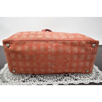 Chanel Large CC Travel Tote: Rare Red and Tan Color-Bags-Chanel-Red-JustGorgeousStudio.com