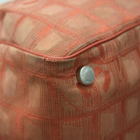 Chanel Large CC Travel Tote: Rare Red and Tan Color-Bags-Chanel-Red-JustGorgeousStudio.com