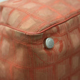 Chanel Large CC Travel Tote: Rare Red and Tan Color-Bags-Chanel-Red-JustGorgeousStudio.com