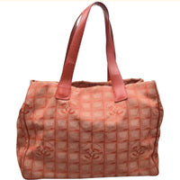Chanel Large CC Travel Tote: Rare Red and Tan Color-Bags-Chanel-Red-JustGorgeousStudio.com