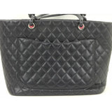 Chanel Large Ligne Cambon Tote Black/White-Bags-Chanel-Black/white-JustGorgeousStudio.com