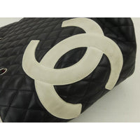 Chanel Large Ligne Cambon Tote Black/White-Bags-Chanel-Black/white-JustGorgeousStudio.com