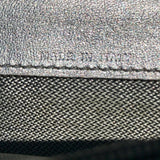 Chanel Leather Mademoiselle Ligne Bifold Wallet-Wallets & Clutches-Chanel-Black Silver-JustGorgeousStudio.com