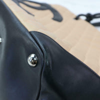Chanel Ligne Cambon Tote Large-Bags-Chanel-black/beige-JustGorgeousStudio.com