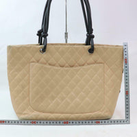 Chanel Ligne Cambon Tote Large-Bags-Chanel-black/beige-JustGorgeousStudio.com