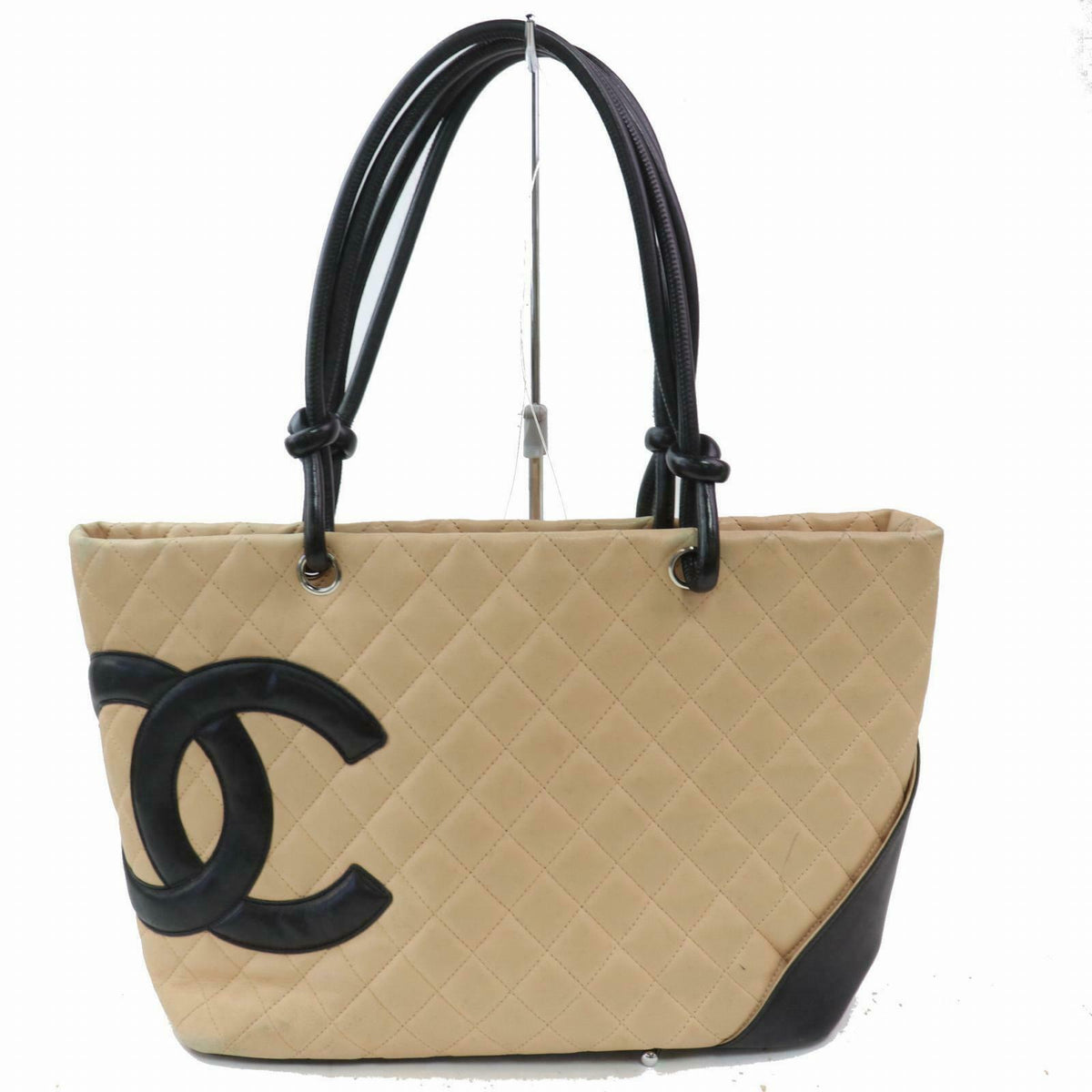 chanel cambon quilted tote bag