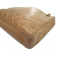 Chanel Matelasse Quilted CC Chain Tote-Bags-Chanel-Beige-JustGorgeousStudio.com
