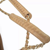 Chanel Matelasse Quilted CC Chain Tote-Bags-Chanel-Beige-JustGorgeousStudio.com