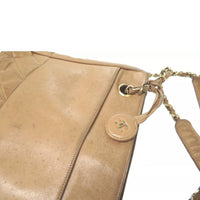 Chanel Matelasse Quilted CC Chain Tote-Bags-Chanel-Beige-JustGorgeousStudio.com