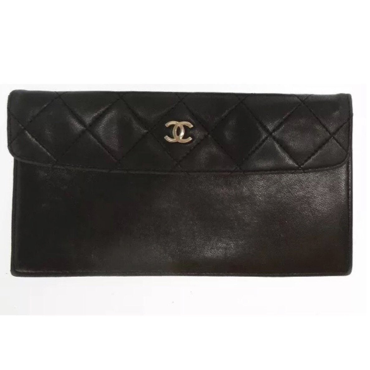 Chanel Quilted Long Clutch Wallet – Just Gorgeous Studio