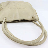 Chanel Timeless CC Logo Tote Bag-Bags-Chanel-Beige-JustGorgeousStudio.com