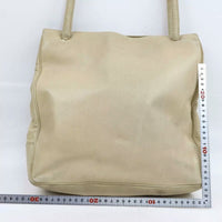 Chanel Timeless CC Logo Tote Bag-Bags-Chanel-Beige-JustGorgeousStudio.com
