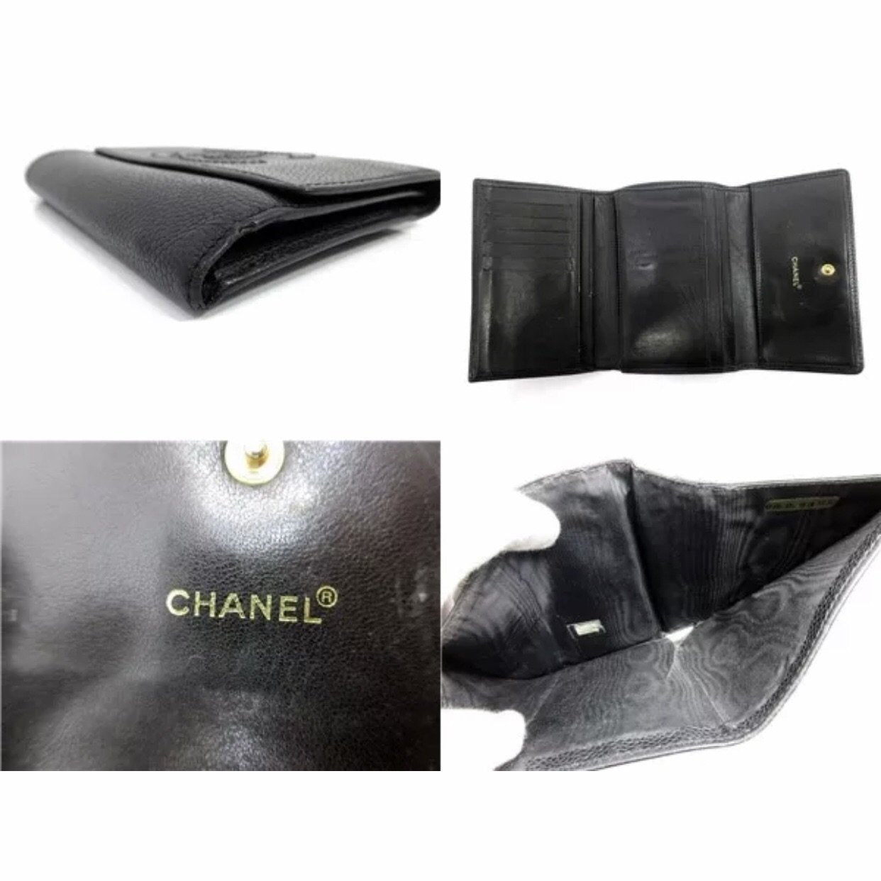 Chanel Pink CC Filigree Wallet