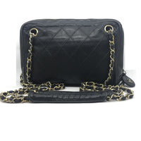 Chanel Vintage CC Logo Quilted Camera Bag-Bags-Chanel-Black-JustGorgeousStudio.com
