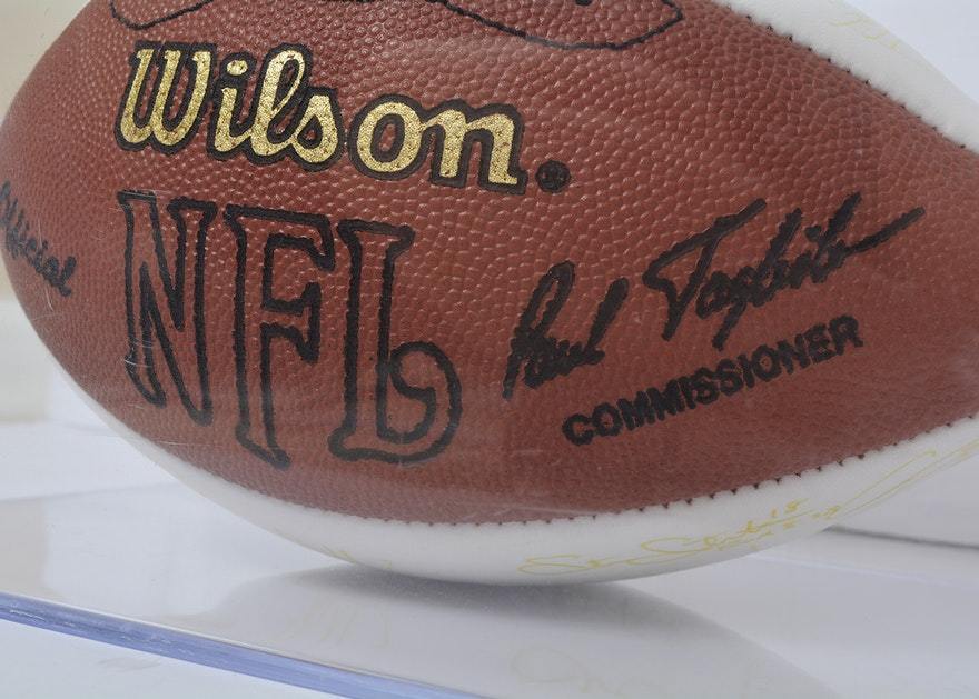1985 chicago bears autographed football