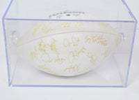 Chicago Bears Signed Football-Sports Memorabilia-Just Gorgeous Studio-Gold/White/Brown/Black-JustGorgeousStudio.com