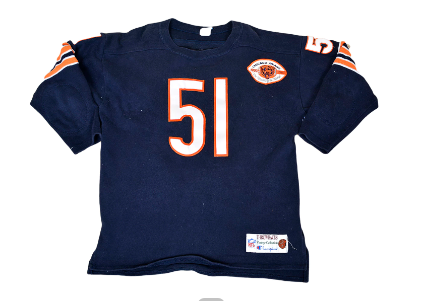 TWO Vintage Retro Chicago Bears Throwbacks Jerseys - Sayers and Butkus –  Just Gorgeous Studio