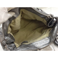 Chloé Paddington Limited Edition Silver/Pewter Color With Large Lock-Bags-Chloe-Silver-JustGorgeousStudio.com