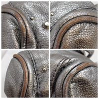 Chloé Paddington Limited Edition Silver/Pewter Color With Large Lock-Bags-Chloe-Silver-JustGorgeousStudio.com