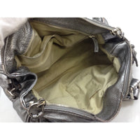 Chloé Paddington Limited Edition Silver/Pewter Color With Large Lock-Bags-Chloe-Silver-JustGorgeousStudio.com