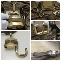 Chloé Paddington With Large Lock-Bags-Chloe-Beige/Tan/Taupe/Gold-JustGorgeousStudio.com