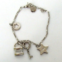 Chloe Padlock Charm Bracelet-Jewelry, Watches, & Sunglasses-Chloe-JustGorgeousStudio.com