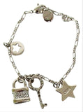 Chloe Padlock Charm Bracelet-Jewelry, Watches, & Sunglasses-Chloe-JustGorgeousStudio.com