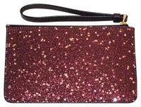 Coach Heart Glitter Corner Zip Wristlet-Wallets & Clutches-Coach-Red/Gold-JustGorgeousStudio.com
