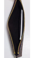 Coach Heart Glitter Corner Zip Wristlet-Wallets & Clutches-Coach-Red/Gold-JustGorgeousStudio.com