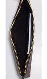 Coach Heart Glitter Corner Zip Wristlet-Wallets & Clutches-Coach-Red/Gold-JustGorgeousStudio.com