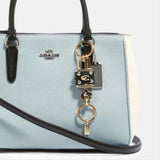 Coach Padlock Bag Charm-Lock & Key, Key Holders, Luggage Tags-Coach-Black/Gold-JustGorgeousStudio.com