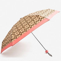 Coach Signature CC Tossed Peonies Mini Umbrella-Lock & Key, Key Holders, Luggage Tags-Coach-Signature CC-JustGorgeousStudio.com
