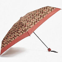 Coach Signature CC Tossed Peonies Mini Umbrella-Lock & Key, Key Holders, Luggage Tags-Coach-Tossed Peonies+CC-JustGorgeousStudio.com