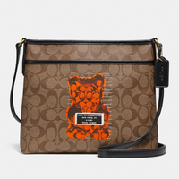 Coach Vandal Gummy Cross Body-Bags-Coach-Brown/Tan/Black/Camo/Orange-JustGorgeousStudio.com